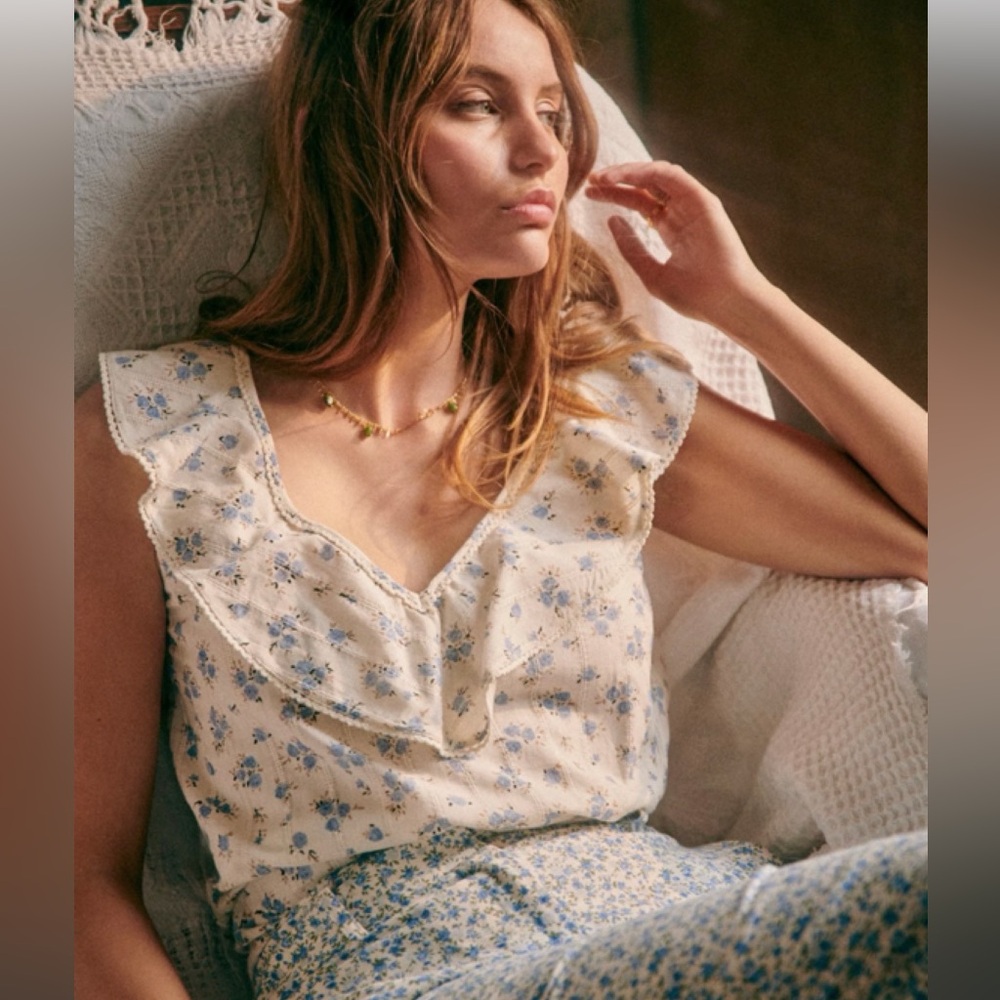 Sezane Blouse size 6 (38)